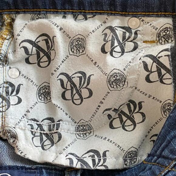 Rock & Republic Denim Berlin Cropped Super Skinny Jeans - Picture 14 of 16